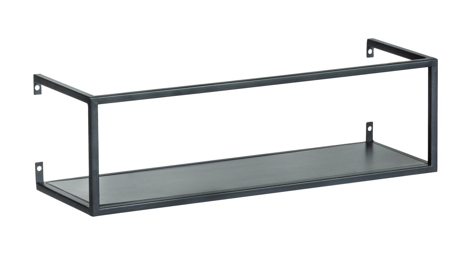 Wenko Wandregal Wandmontage Regal Metall Rechteckig schwarz 50 x 50 x 25 см 9290₽