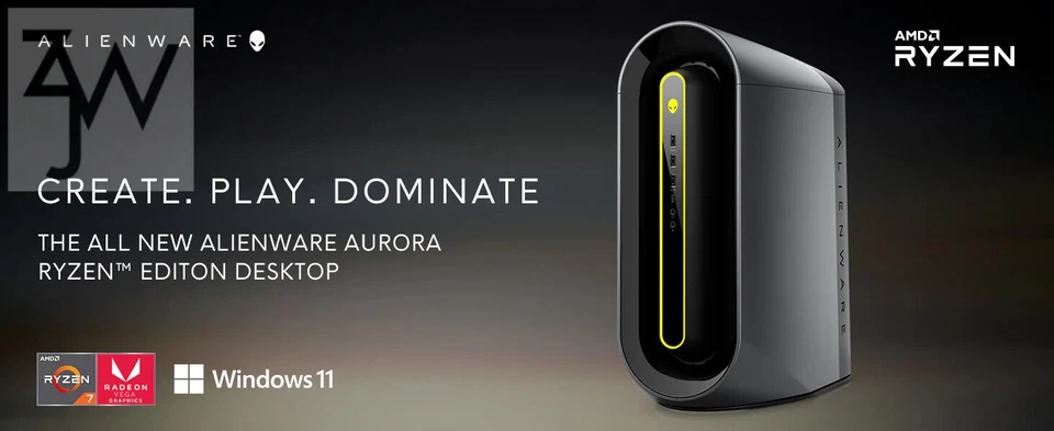 PC para juegos Alienware Aurora R10 Ryzen 9 5900X 64 GB RAM 2 TB SSD RTX 2080 Ti WiFi Foto 4 de 4