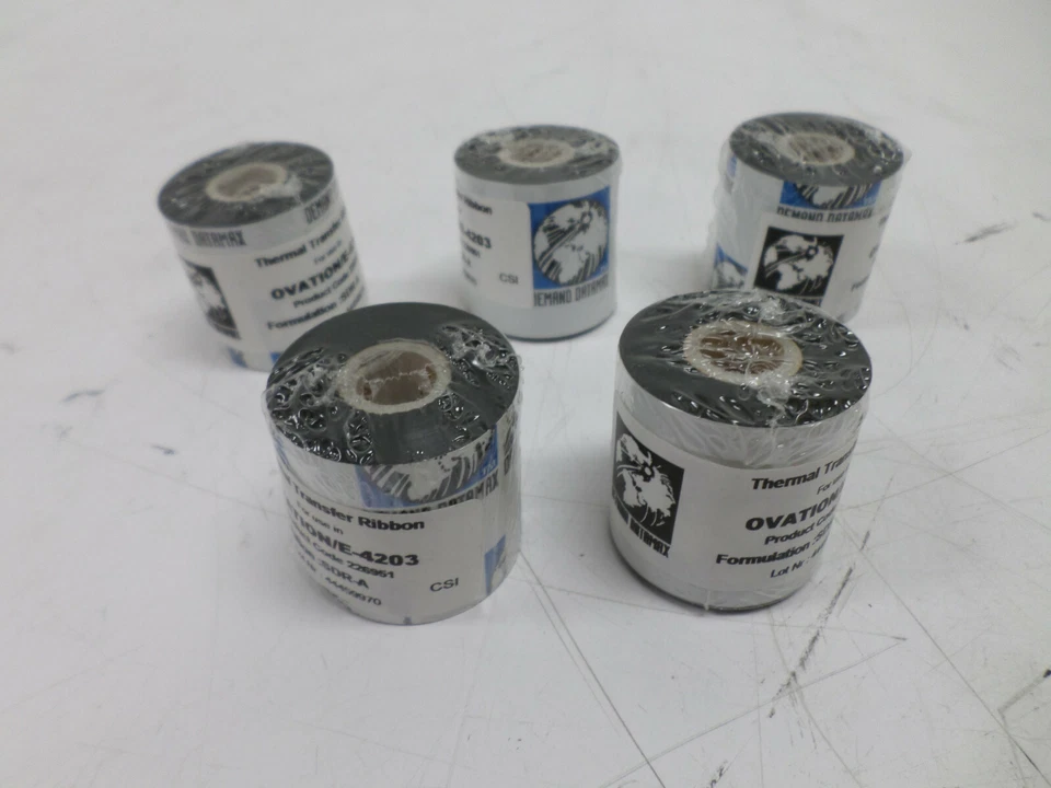 Lot of 5 Datamax Thermal Transfer Ribbon SDR-A for Ovation and E-4203 Printers - Image 3 of 3