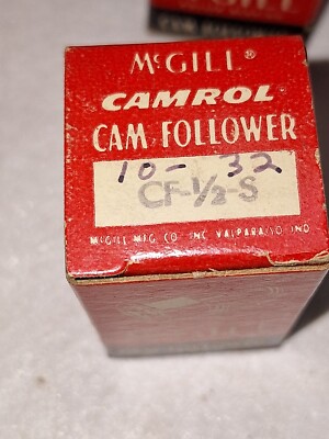 New McGill CF  1/2 S Cam Follower.  Lot of 2