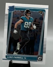 2021 Donruss Optic Rated Rookie Luke Farrell RC #287 Jacksonville Jaguars @
