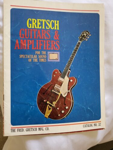 1965 GRETSCH GUITARS & AMPLIFIERS CATALOG- 22 pages ** Good USED Condition. - Picture 1 of 1