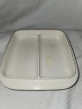 Anchor Hocking Microwave Divided Lid  575 Melt Marks