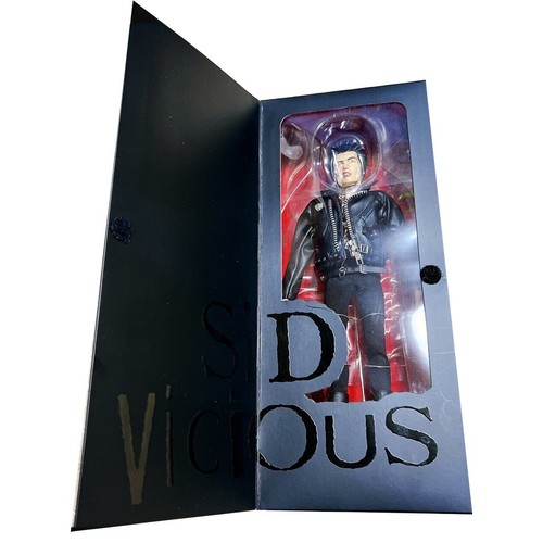RAH Sid Vicious 1/6 Scale Figure 11" Sex Pistols LE 1666 pcs Medicom Toy 2003 - Picture 2 of 12