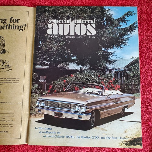 1979 all 6 Special-Interest Autos Magazines~SIA 49 50 51 52 53 54 Ford Galaxie - Picture 2 of 7