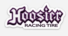 Hoosier  Racing Tire NASCAR, NHRA, Drag, Radial, Window , Vinyl Sticker  Decal