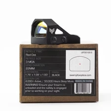 Swampfox Liberty Micro Reflex 1x22mm Red Dot 3 MOA Dot Sight For RMR New