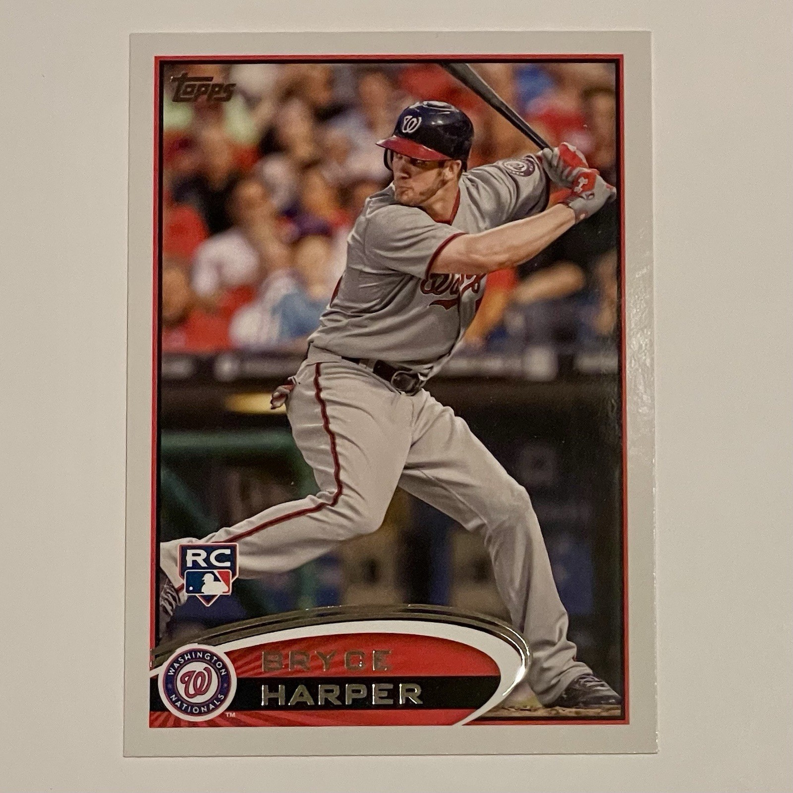 2012 Topps - Bryce Harper #661 Batting, Blue Helmet (RC)