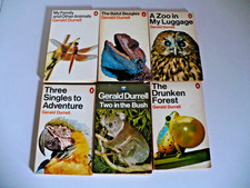 Gerald Durrell Books Bundle 6x Paperbacks 1969-1979