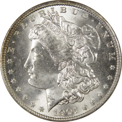 1901 O Morgan Dollar BU Choice Uncirculated Silver $1 Coin