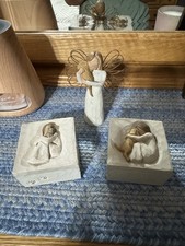 Willow Tree Pet Lot Cat Dog Keepsake Box & An...