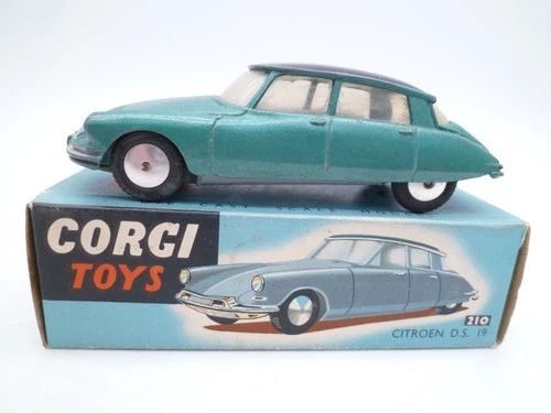 VINTAGE CORGI TOYS 210 CITROEN DS 19 IN ORIGINAL BOX 1957