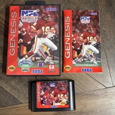 NFL Football '94 1994 Starring Joe Montana (Sega Genesis, 1993) COMPLETE