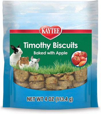 Kaytee Timothy Biscuits Apple 4 Oz Guinea Pig Rabbit Small Animal Treats