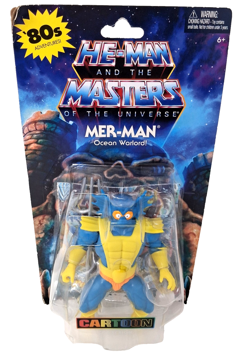 Masters Of The Universe Origins MER-MAN Cartoon Action Figure