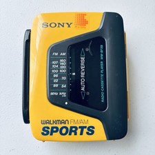 Sony Walkman WM-AF59 Sports Cassette Player - New Belts - Spins - But No Sound