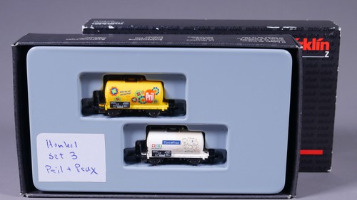 Spur Z Märklin 86114 Kesselwagen-Set Pril/TheoPrax Henkel DB in OVP #BK_140 | Zustand: Gebraucht