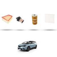 Hoffcar Wartungskit - 4 Filter FüR Renault Scenic Iv / Grand Scenic 1.6 Dci 96
