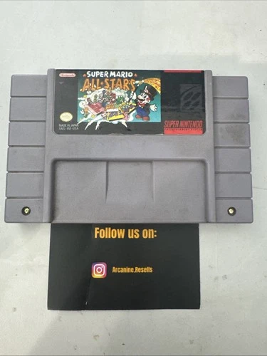 Super Mario All Stars OEM Super Nintendo SNES Cartridge Only - FAST SHIP