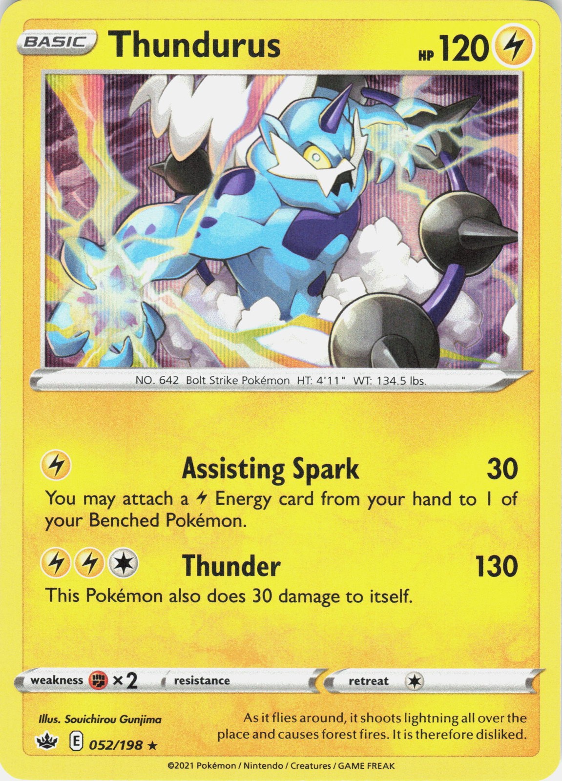 Blister Exclusives #052/198 Thundurus