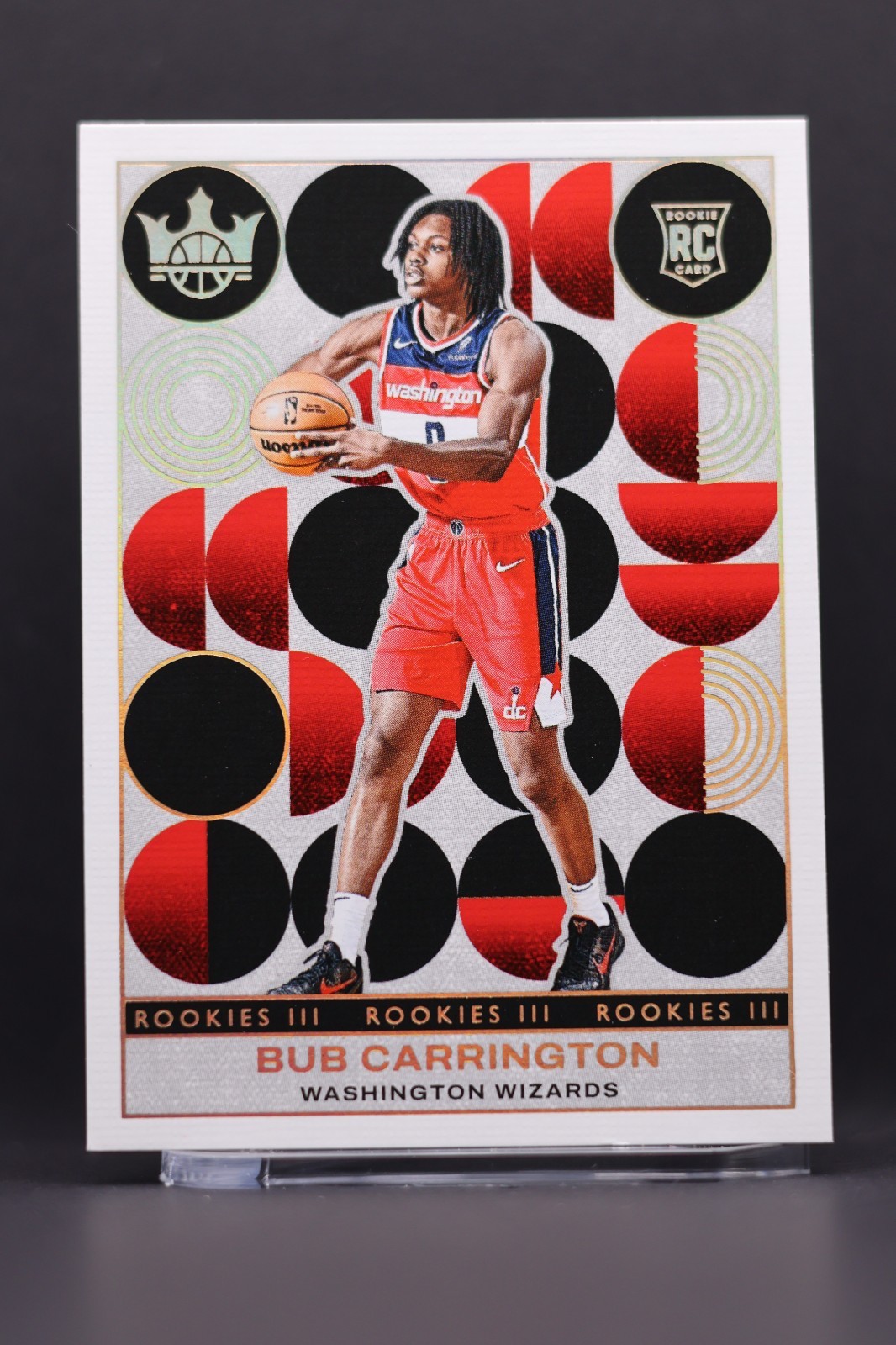 Bub Carrington 2024-25 Panini Court Kings Rookies III #188 (RC)