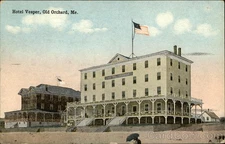 Old Orchard Beach, Maine ME Hotel Vesper Tichnor 1910 Antique Vintage Postcard