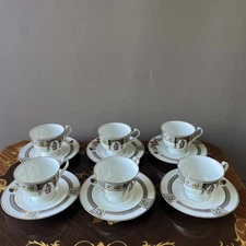 Imperial Russian Coffee/Tea Cup Saucer Set 
