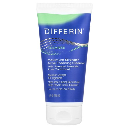 Differin®, Maximum Strength Acne Foaming Cleanser, 5 fl oz (148 ml)