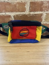 Vintage Benetton Formula 1 Waist Bag United Colors 90s F1 Retro Red Yellow Green