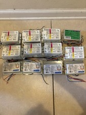 Lot Of 12 Electronic Ballast: Osram Sylvania, Triad, Damar