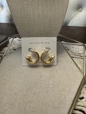 Jenny Bird Gold Hoop Aurelia Earrings - New with Tags