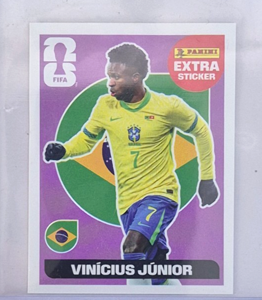 2026 FIFA WC USA 2026 Panini #07 VINICIUS JUNIOR Brazil STICKER