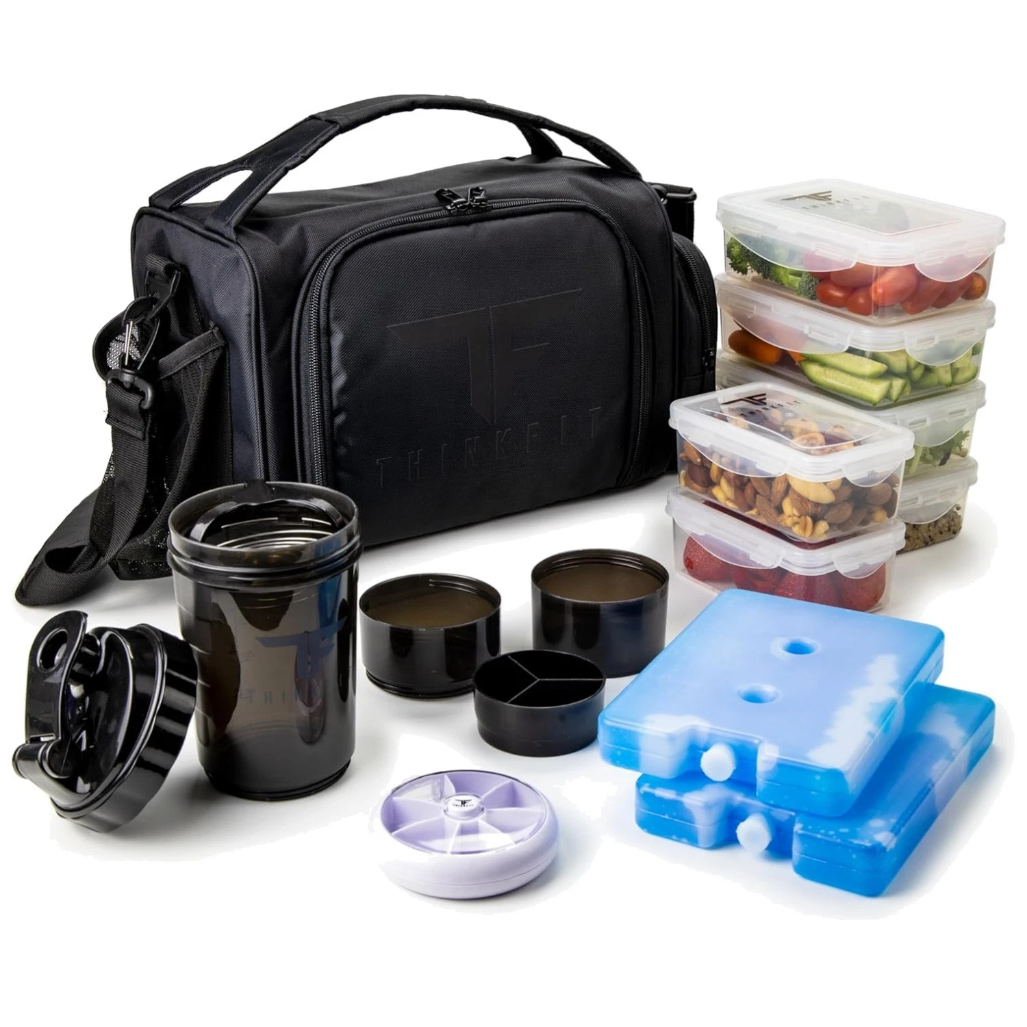 Insulated Lunch Bag with BPA-Free Containers