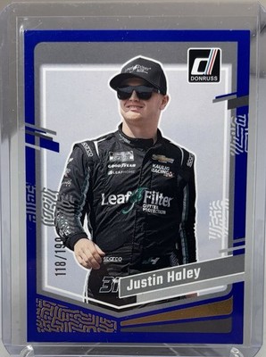 2024 Donruss #38a Justin Haley Blue /199 B2R1