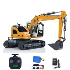 1/14 JDM 208 R920 Metal Hydraulic RC Excavator 2-Arm RTR Digger ST8 Radio Sound