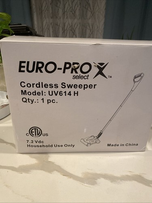 #ad #ad Euro Pro X Select Cordless Sweeper UV614H 7.2V Rechargeable – New in Box $15.99