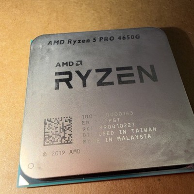 AMD Ryzen 5 Pro 4650G 3.7GHz Processor | Zen 2 6 Core CPU | AM4 Socket