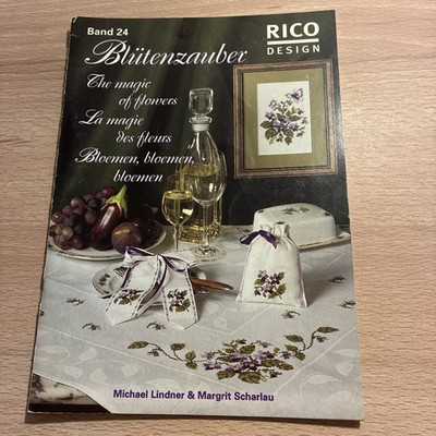 Rico Design Stickheft Bd 24 Blütenzauber Sticken Handarbeit Kreuzstich 