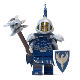 LEGO Castle Crown Hawk Knight Minifigure 7094 Fantasy Era 852293 Scale Mail 7036
