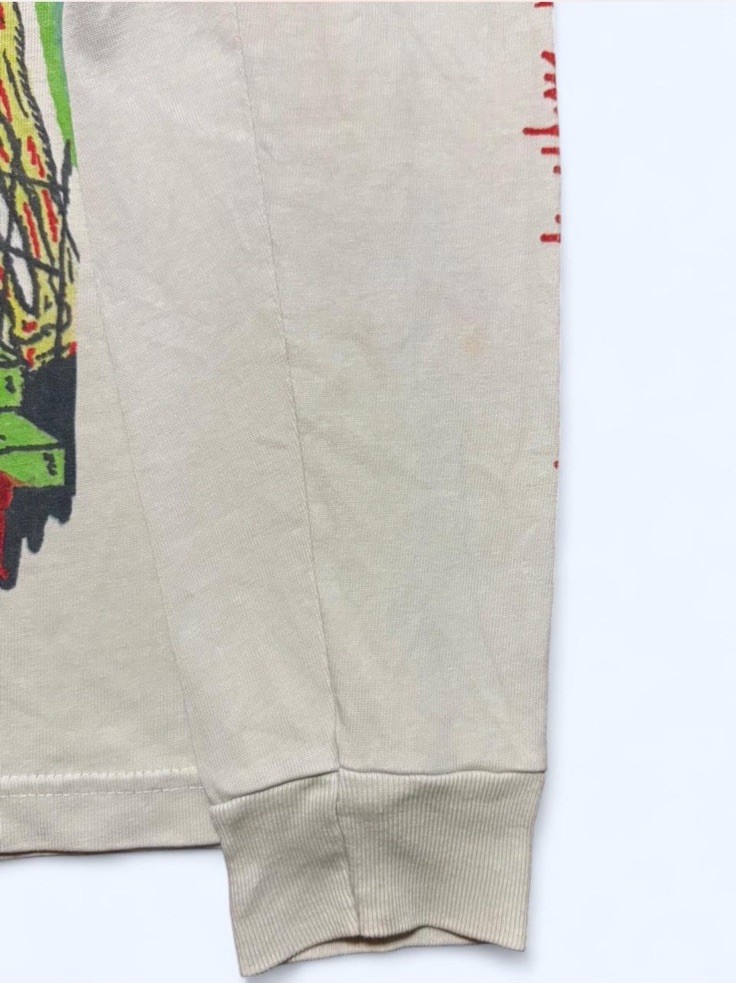 Season 6 Swallow The Hate Graphic Long Sleeve T-Shirt Beige Designer Art thumbnail 6