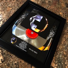 DAFT PUNK ( Random Access Memories ) Platinum Music Award Vinyl LP Record CD