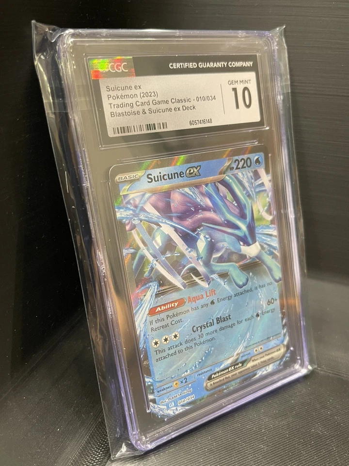 Suicune ex 010/034 Trading Card Game Classic Holo - Image 3 of 3