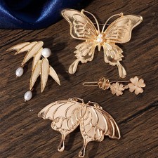 4x Spilla Base Vuota Spilla Vassoio Castone per Cerimonia Matrimonio Festa Danza