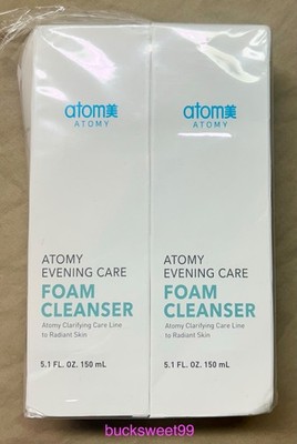 ATOMY Evening Skin Care Foam Cleanser - 5.1 oz each - EXP 5/26 - 2-PACK