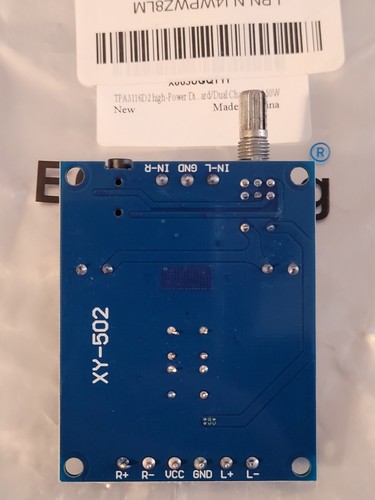 TPA3116 D2 50W+50W 50Wx2 Dual Channel DC4.5-27V Power Amplifier Board Stereo - Picture 4 of 11