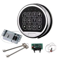 Gun Safe Electronic Lock with Solenoid Safe Lock & 2 Override Key