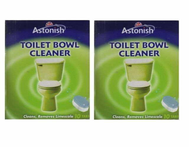Astonish Foaming Eucalyptus Fresh Fizz & Fresh Bathroom Toilet Bowl Cleaner - Deep Cleaning Limescale, Calcium & Rust Stain Remover - Removes Hard to Reach Stains, 24 Tablets (3 Packs of