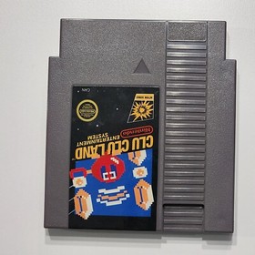 Clu Clu Land Game Rare BLACK BOX Nintendo NES 1985 Early Edition Collectable