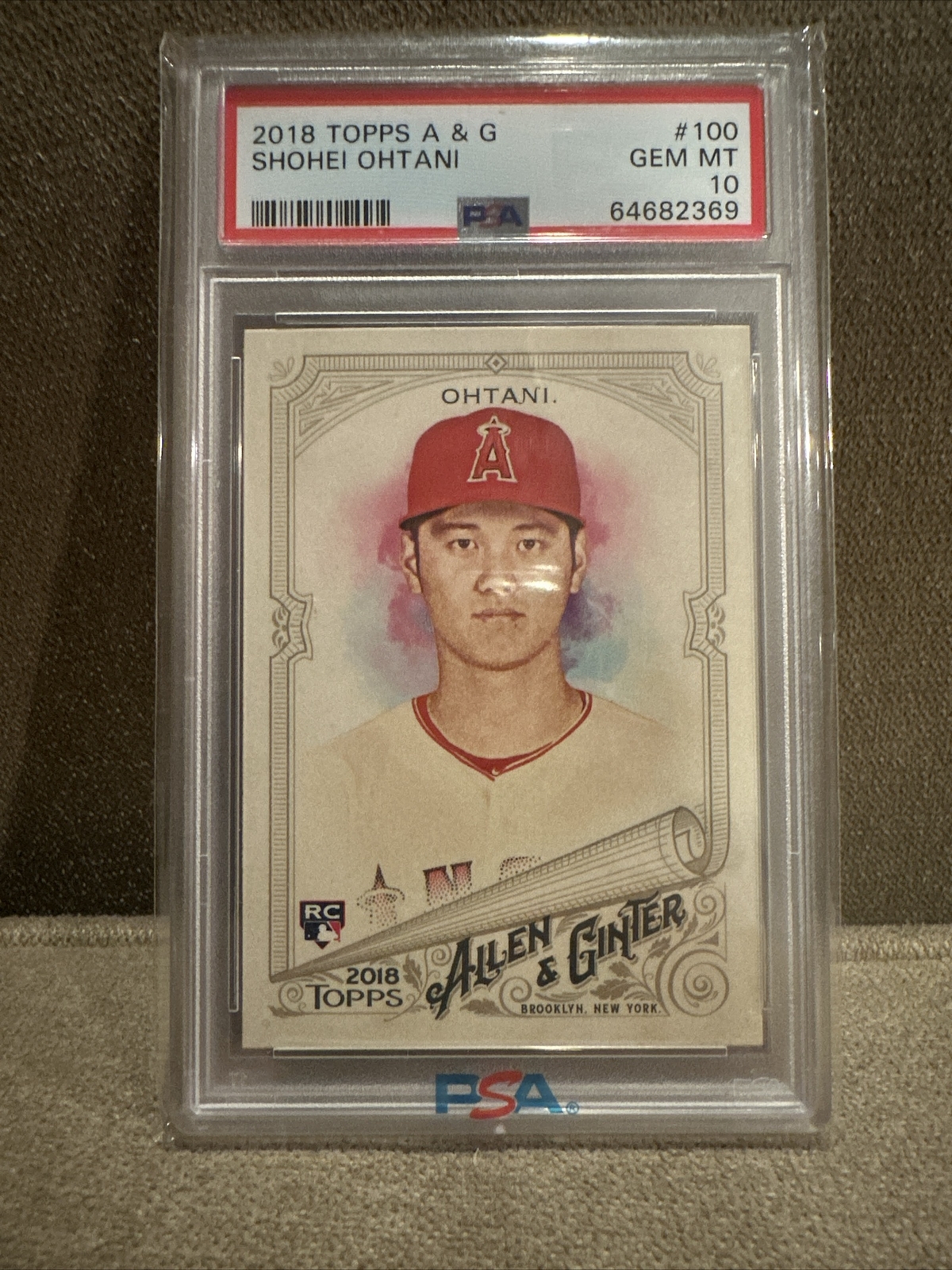 Shohei Ohtani 2018 Topps Allen & Ginter 100 RC PSA 10