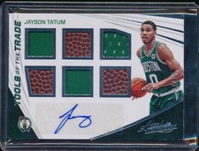 JAYSON TATUM 2017-18 PANINI ABSOLUTE TOOLS OF THE TRADE ROOKIE AUTO CELTICS /75